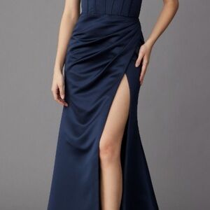 Lazaro Black Kayla Evening Gown